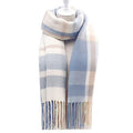 Couple Winter Scarf - Thick Warm Polyester Tassel Shawl Wrap, 180x70cm Unisex Scarves For Women & Men, Christmas Thanksgiving Gift - Trend finder