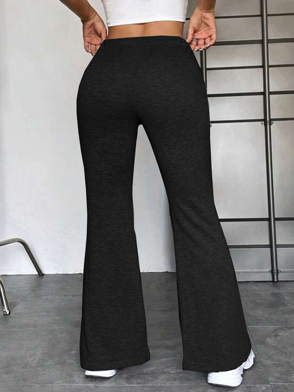 European And American Stitching Yoga Exercise Pants Outdoor Casual Flared Pants - Trend finder