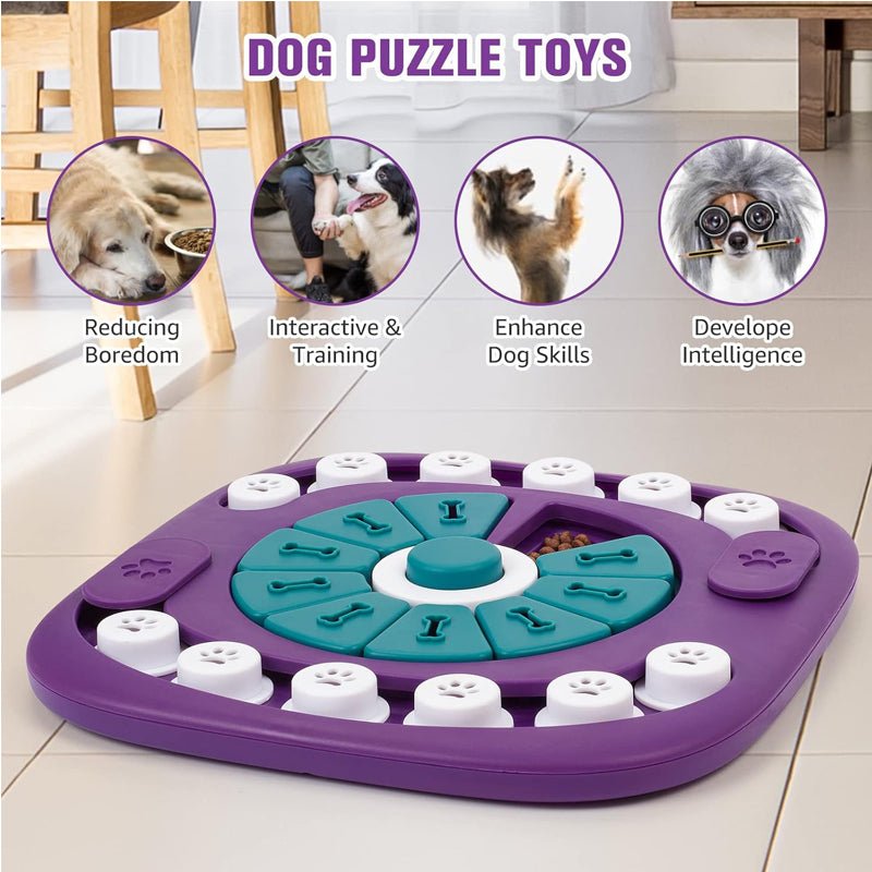 Dog Puzzle Toys, Interactive Treat Puzzle Dog Enrichment Toys For Large Medium Small Dogs - Trend finder
