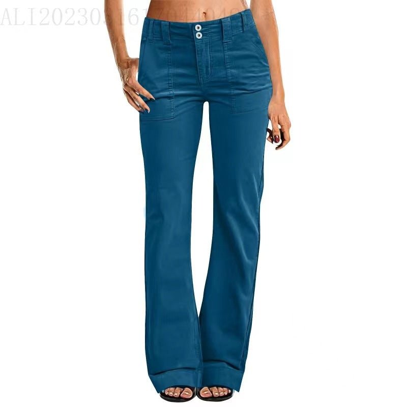 Lightweight Sports Pants Zipper Pocket Exercise Workout Pants - Trend finder