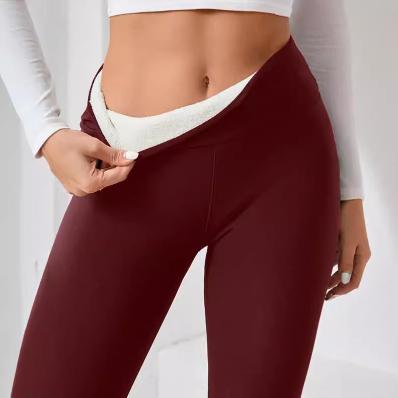 Tight Warm Pants Cashmere Leggings For Women - Trend finder