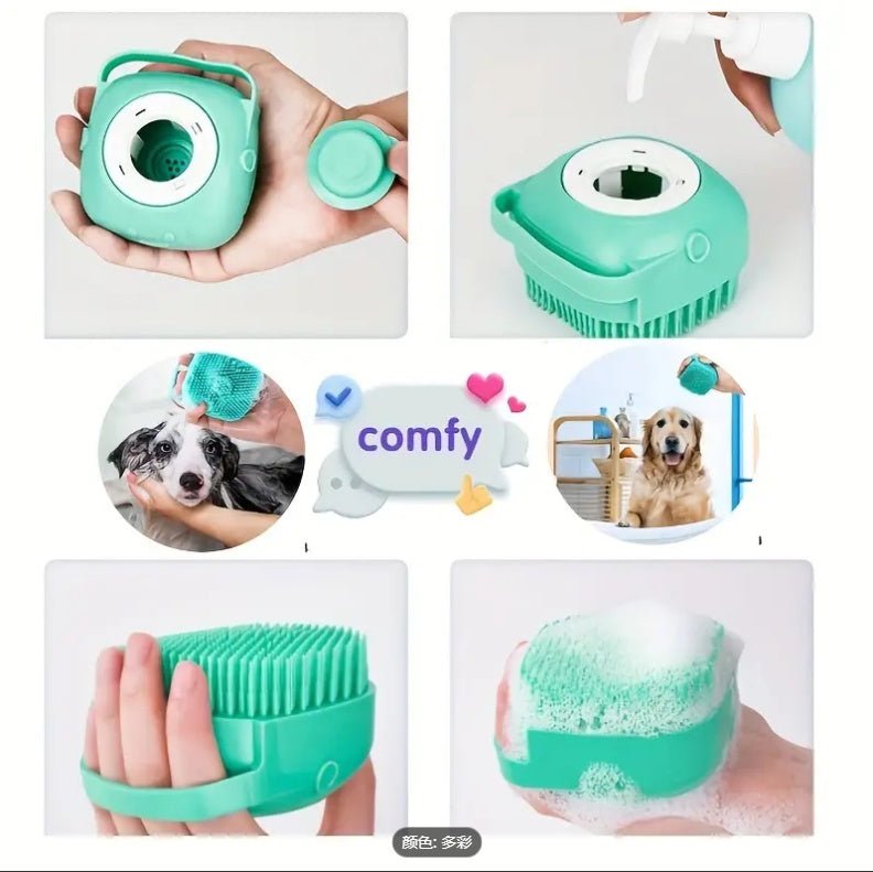 7pcs Pet Grooming Kit, Self-Cleaning Brush Shedding Kit With Nail Clipper, Flea Comb, Shampoo Bath Brush, Finger Toothbrush - Trend finder