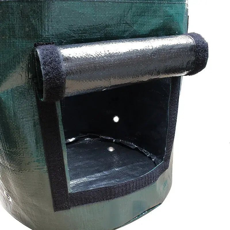 10 Gallon -6 Pack Potato Grow Bags, Heavy Duty PE Fabric Pots With Flap And Handles, Green Planter Bags For Potato Vegetables Outdoor Garden, For All Plants Growing - Trend finder