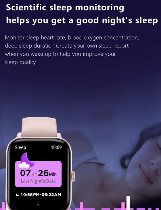 SmartWatch Men Women1.83inch BT Face Heart Rate Fitness Tracker - Trend finder