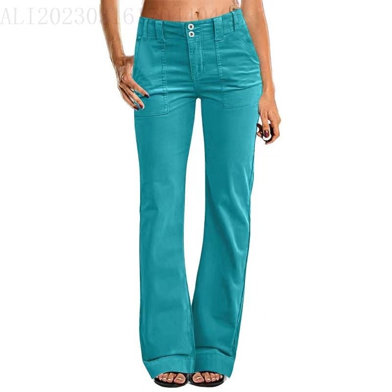 Lightweight Sports Pants Zipper Pocket Exercise Workout Pants - Trend finder