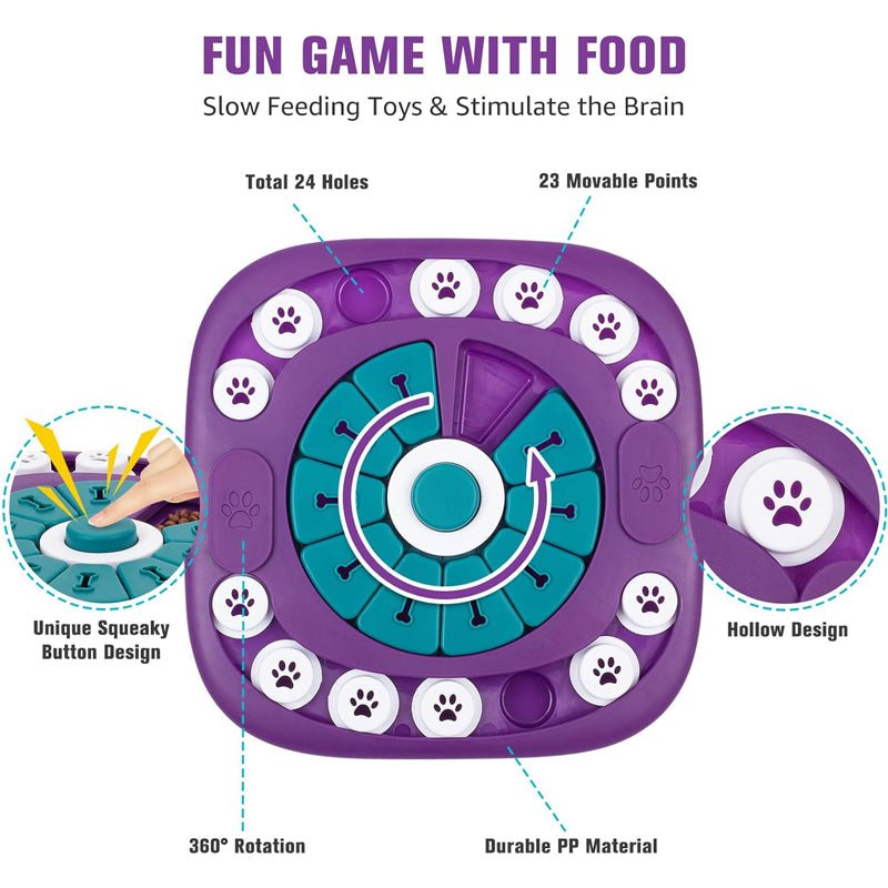 Dog Puzzle Toys, Interactive Treat Puzzle Dog Enrichment Toys For Large Medium Small Dogs - Trend finder