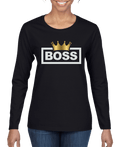 Boss Crown Women's Long Sleeve Shirt - Trend finder