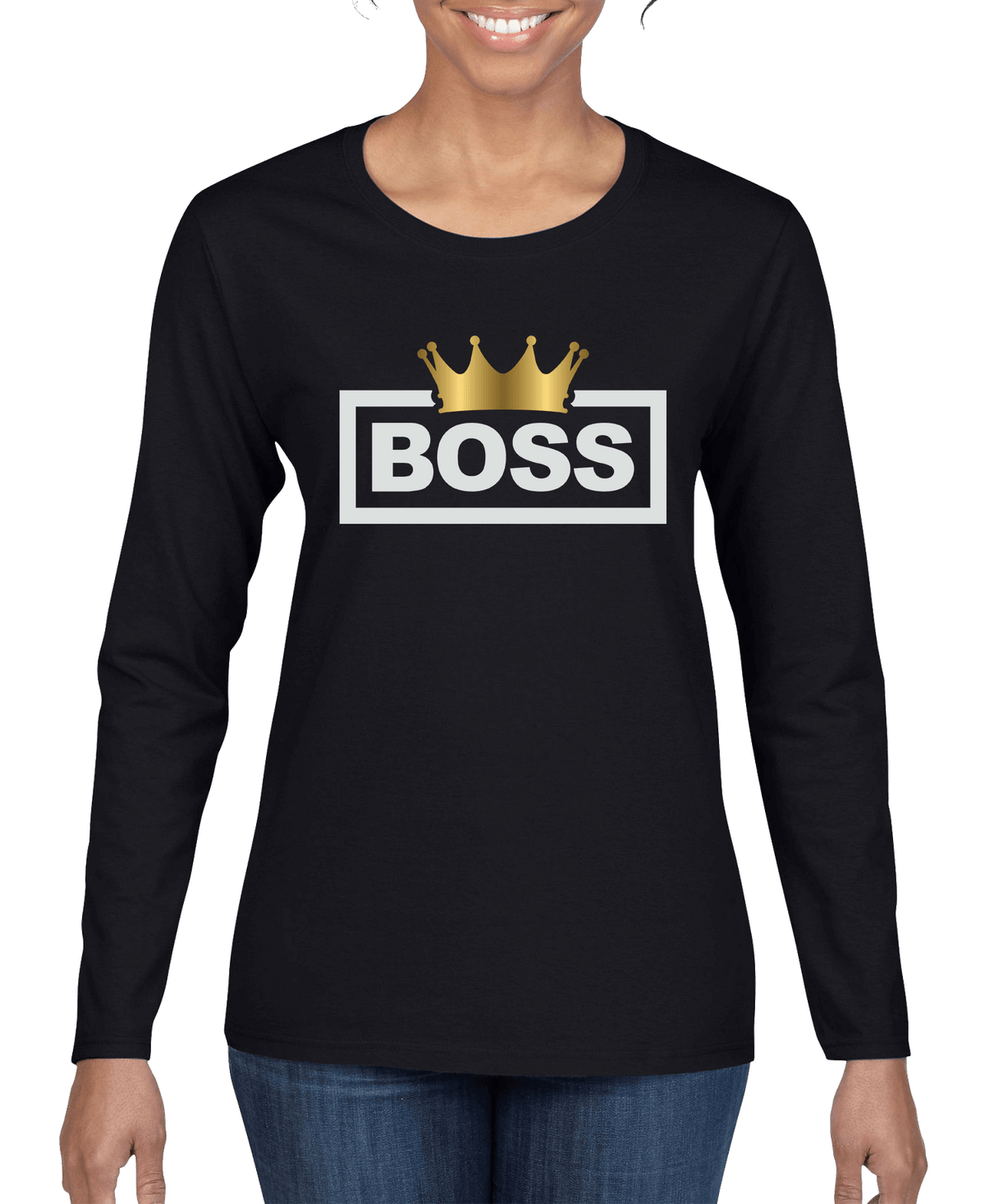 Boss Crown Women's Long Sleeve Shirt - Trend finder