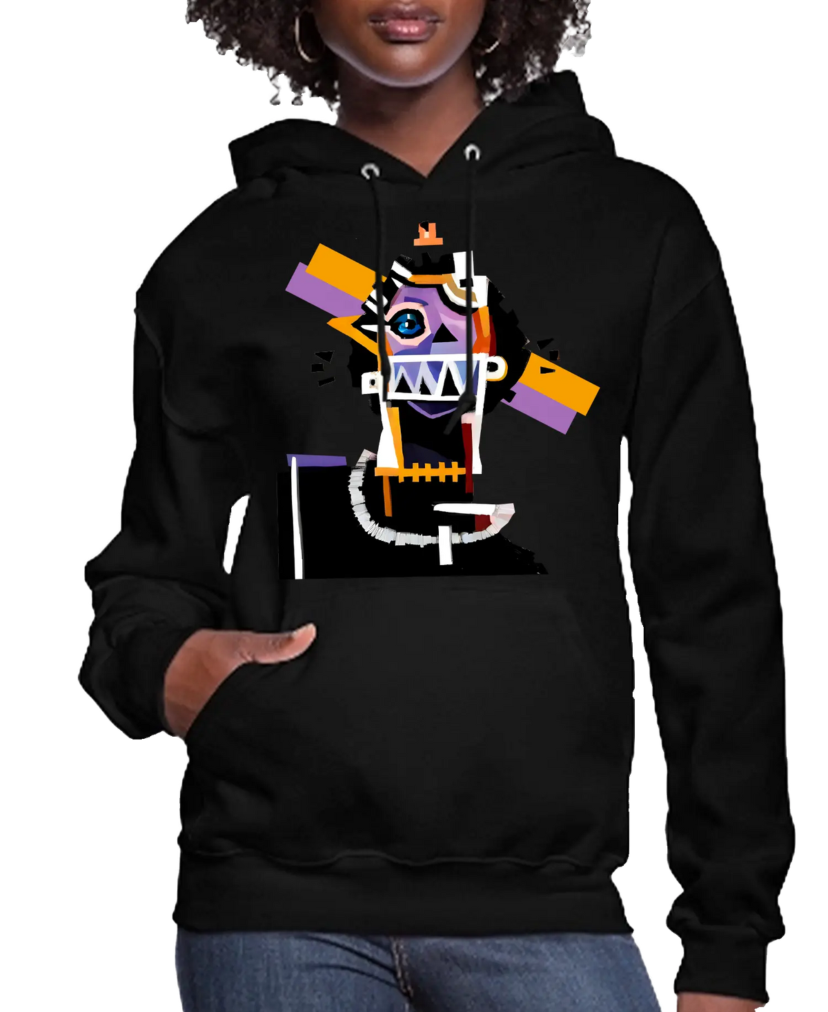 Neocubism Artwork Women’s Hoodie