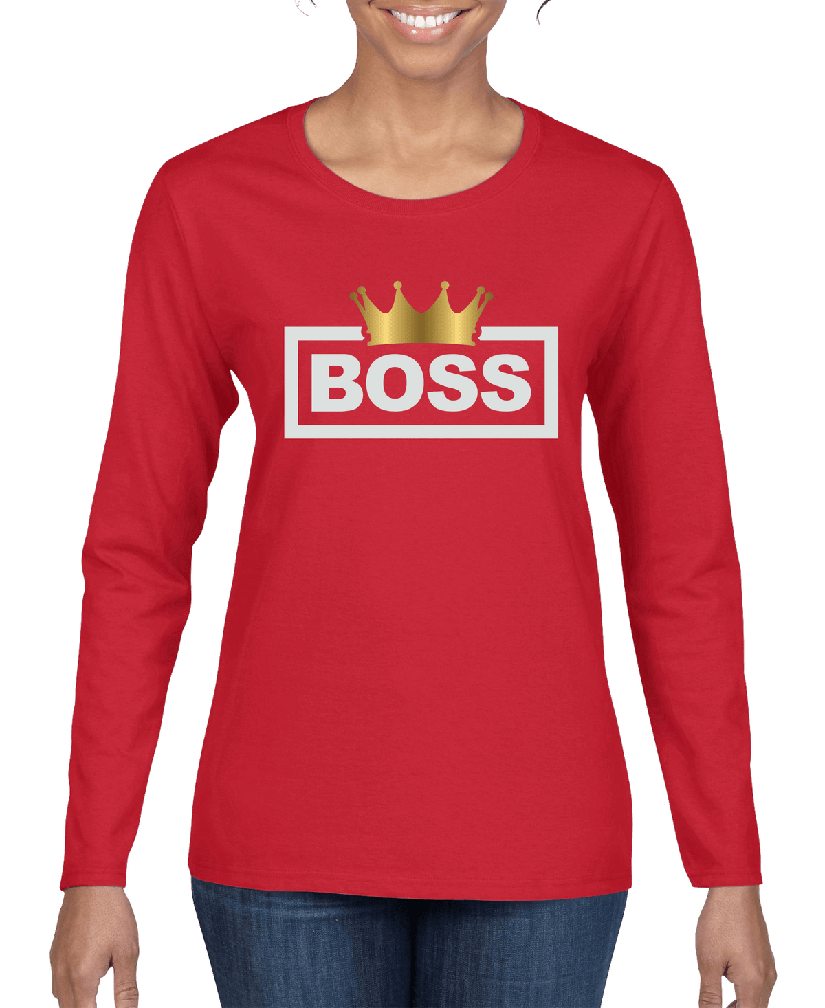 Boss Crown Women's Long Sleeve Shirt - Trend finder