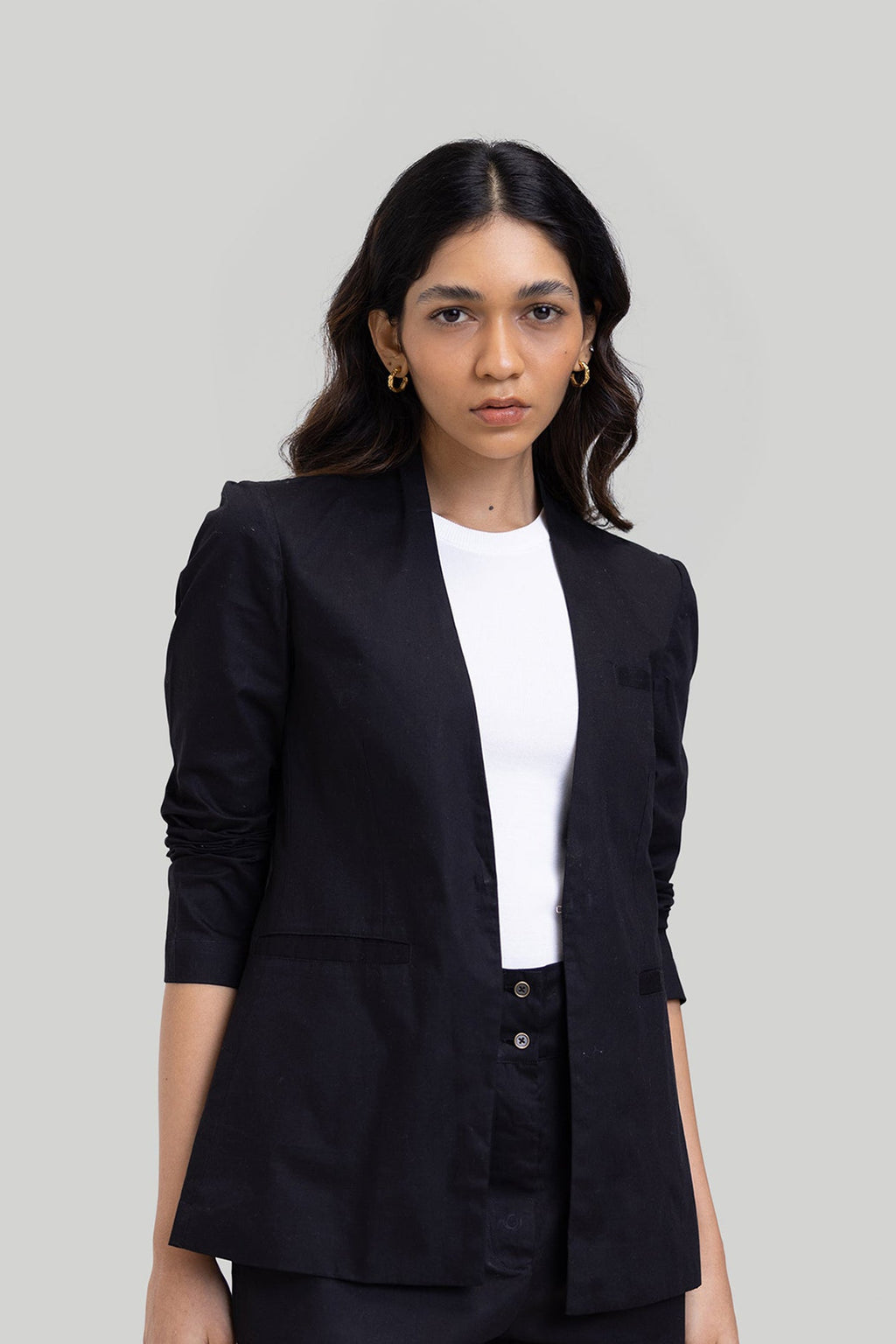 Summer Heat Blazer in Black