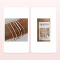 5pcs Silver Bracelets For Women, 14K Silver Plated Dainty Bracelets Set For Women Trendy Adjustable Stackable Bracelets Bundle — included products