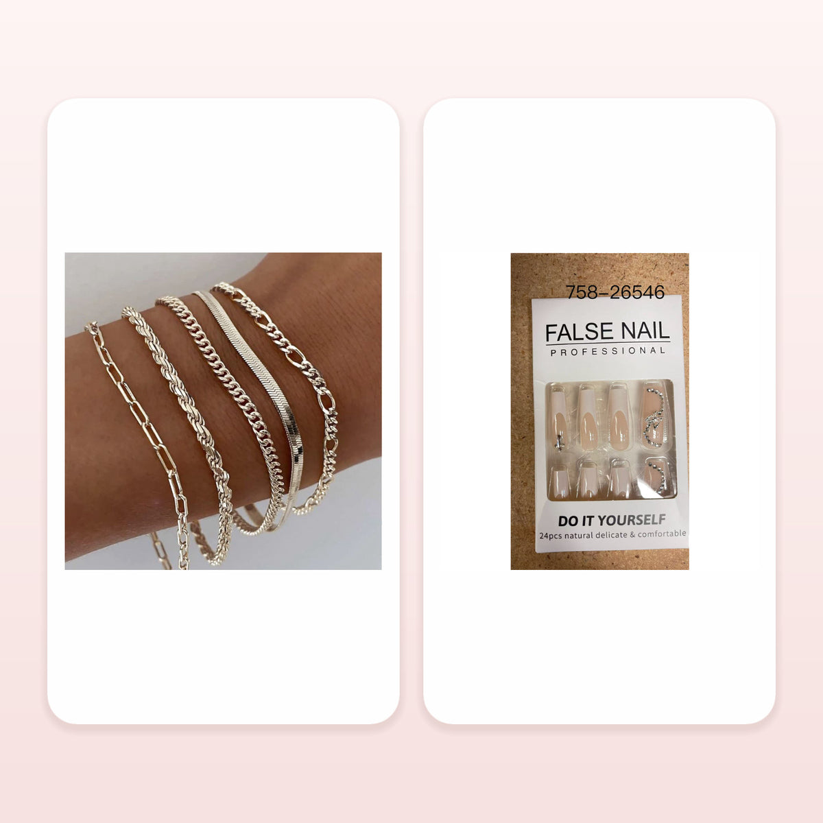 5pcs Silver Bracelets For Women, 14K Silver Plated Dainty Bracelets Set For Women Trendy Adjustable Stackable Bracelets Bundle — included products