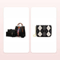 Women Handbags Shoulder Bags 4 Pcs Handbags For Ladies Top-Handles Crossbody Bags Purse Wallet Bundle — included products