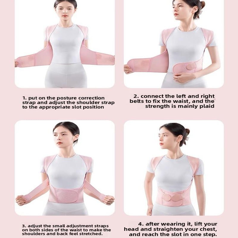 XXXL Anti Hunchback Correction Strap For Women, Invisible Posture Correction Strap, Posture Correction, Shoulder Opening, Beautiful Back, Straight Waist, Anti Hunchback Artifact - Trend finder
