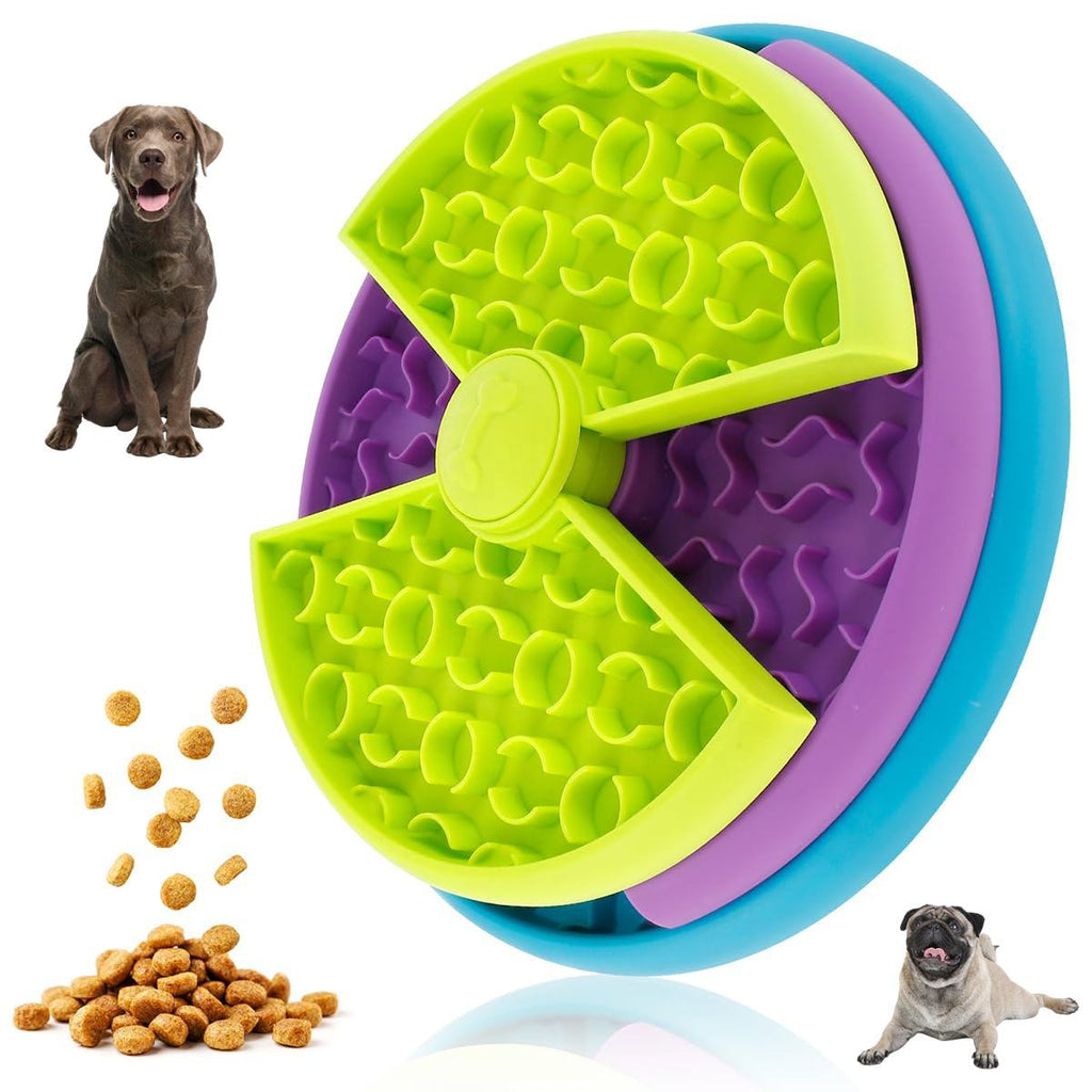 Pet Slow Food Bowl Anti Choking Cat Bowl,3in1 Interactive Dog Feeder Puzzle, Lick Mat & Slow Feeder BowlMental Stimulation Toy For Medium & Large Dogs - Trend finder