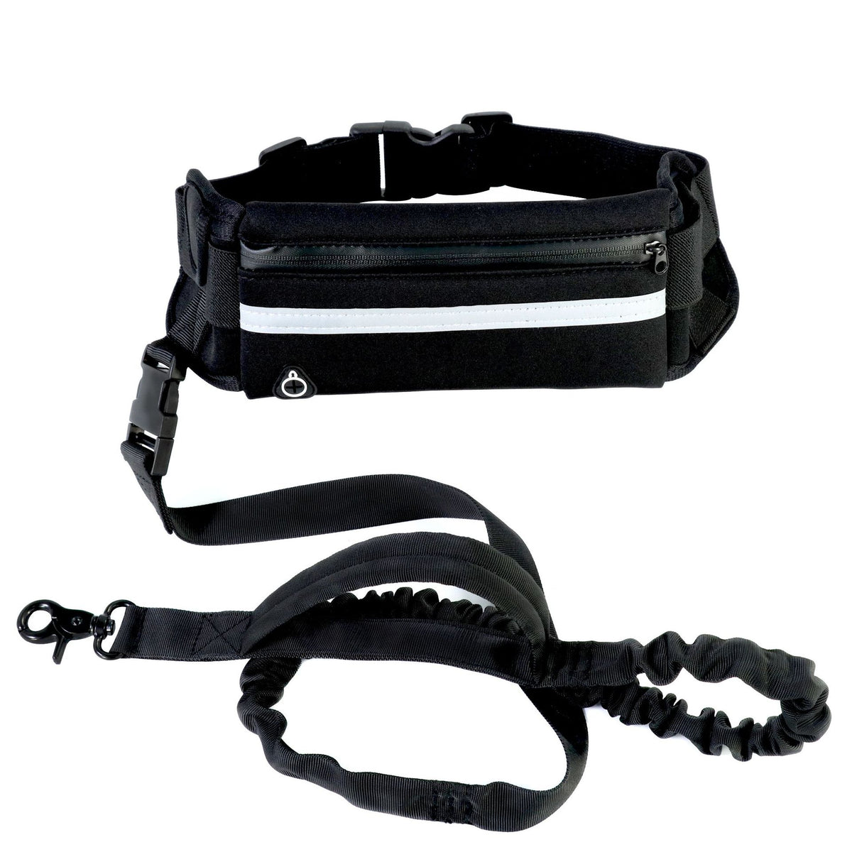 Hands Free Dog Leash Pet Walking And Training Belt With Shock Absorbing Bungee Leash For Up To 180lbs Large Dogs Phone Pocket And Water Bottle Holder - Trend finder