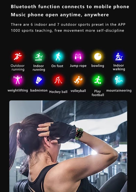 SmartWatch Men Women1.83inch BT Face Heart Rate Fitness Tracker - Trend finder
