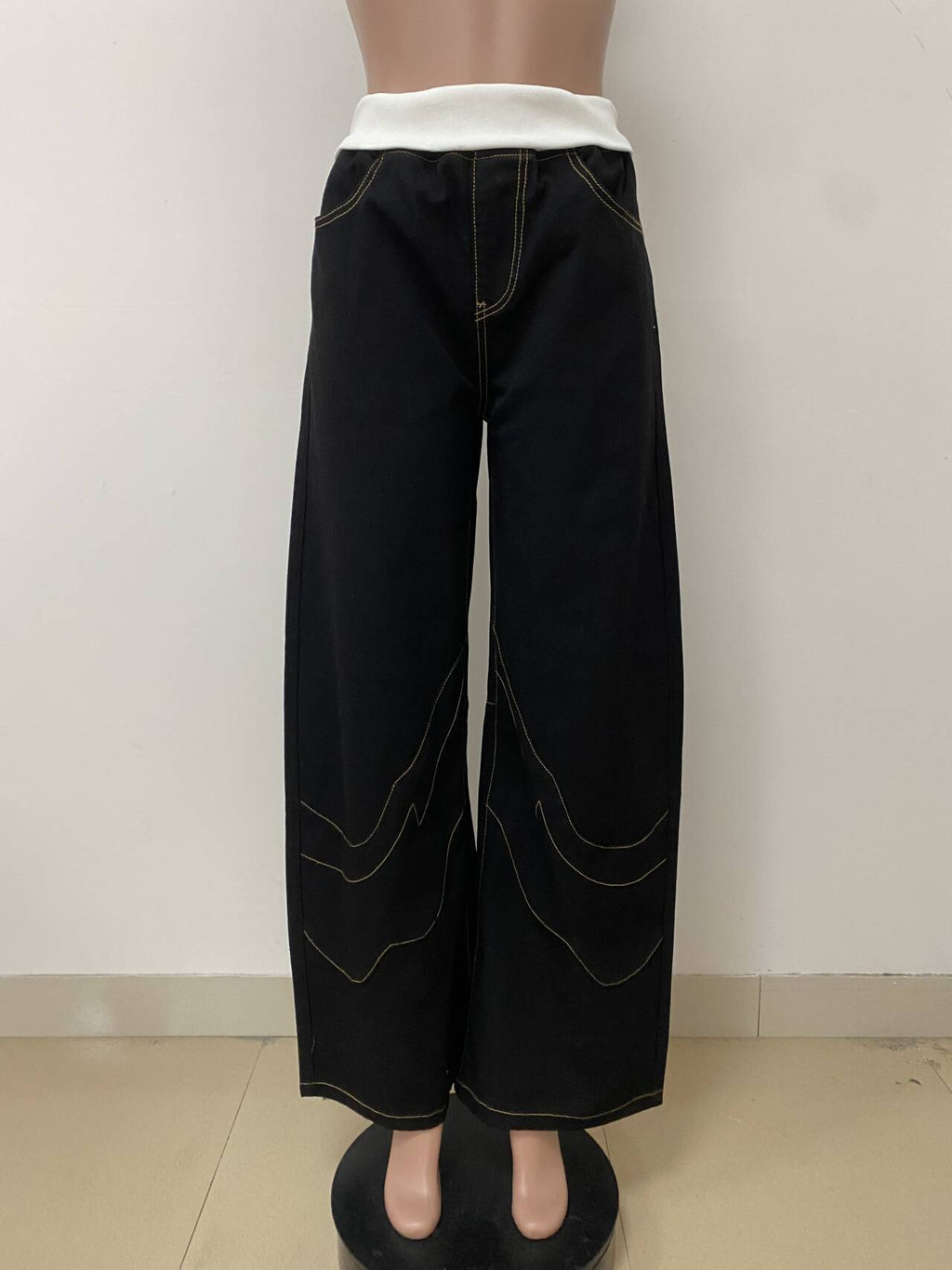 Loose-fitting Straight-leg Jeans With Pockets Fashion Casual Trousers Street-style Pants Women's Clothing - Trend finder
